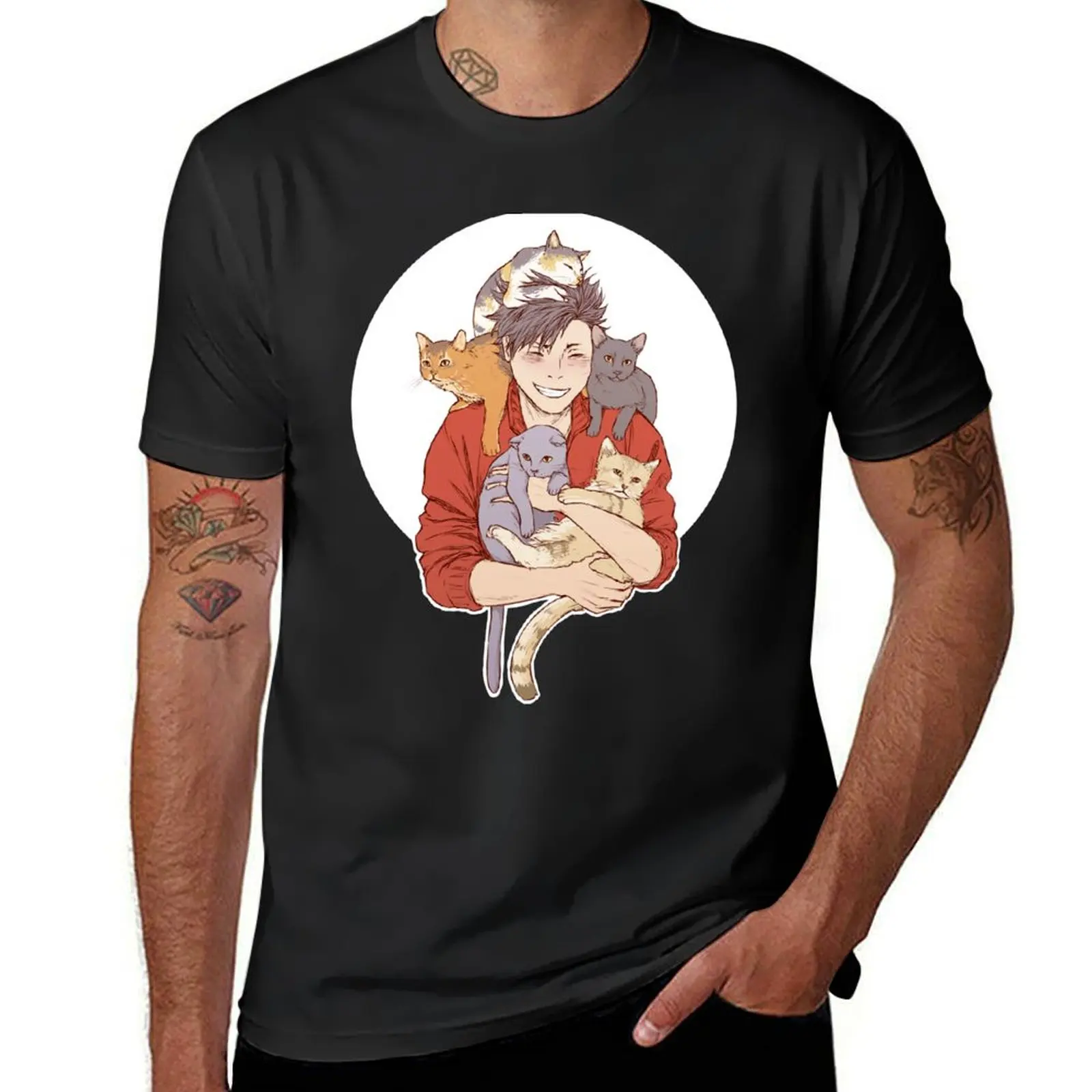 HQ!! | kuroo tetsurou T-Shirt plus sizes funnys heavyweights Men's t-shirts