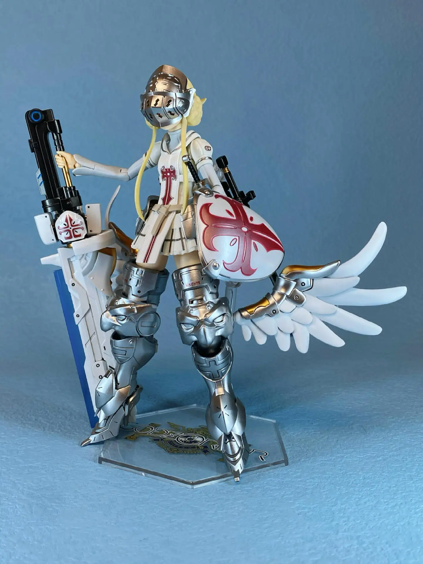 

Genuine Max Factory Max Plamax Model Series Godz Order Series GO-01 Yuri Godbuster and GO-02 Megumi Asmodeus Boy's Gift