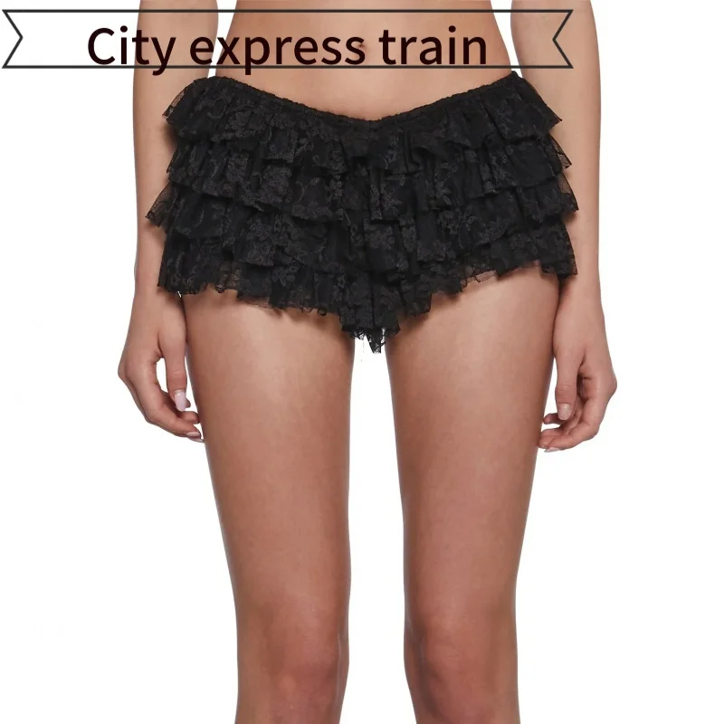 

Сексуальная кружевная облегающая юбка с завышенной талией и эластичной талией, с пышным подолом, для женщин, рукава «летучая мышь»