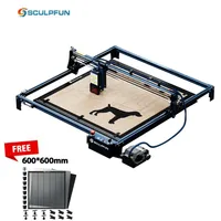 New SCULPFUN S30 Ultra 11W 22W 33W Engraver Automatic Air Assist Replaceable Len 600*600mm Engraver Area Laser Engraving Machine