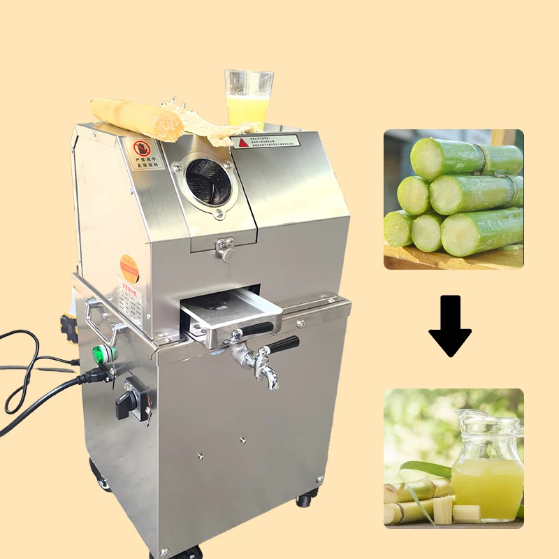 

Dual-Roller Electric Sugar Cane Juicer Machine With Soft Hard Material Adaptation For Fresh Cane And Dried Cane Squeezing