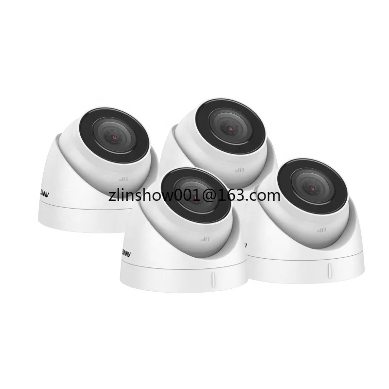 

5MP PoE IP Security Camera Set Built-in Mic Outdoor IP67 Weatherproof CCTV Cameras Support One-Way Audio