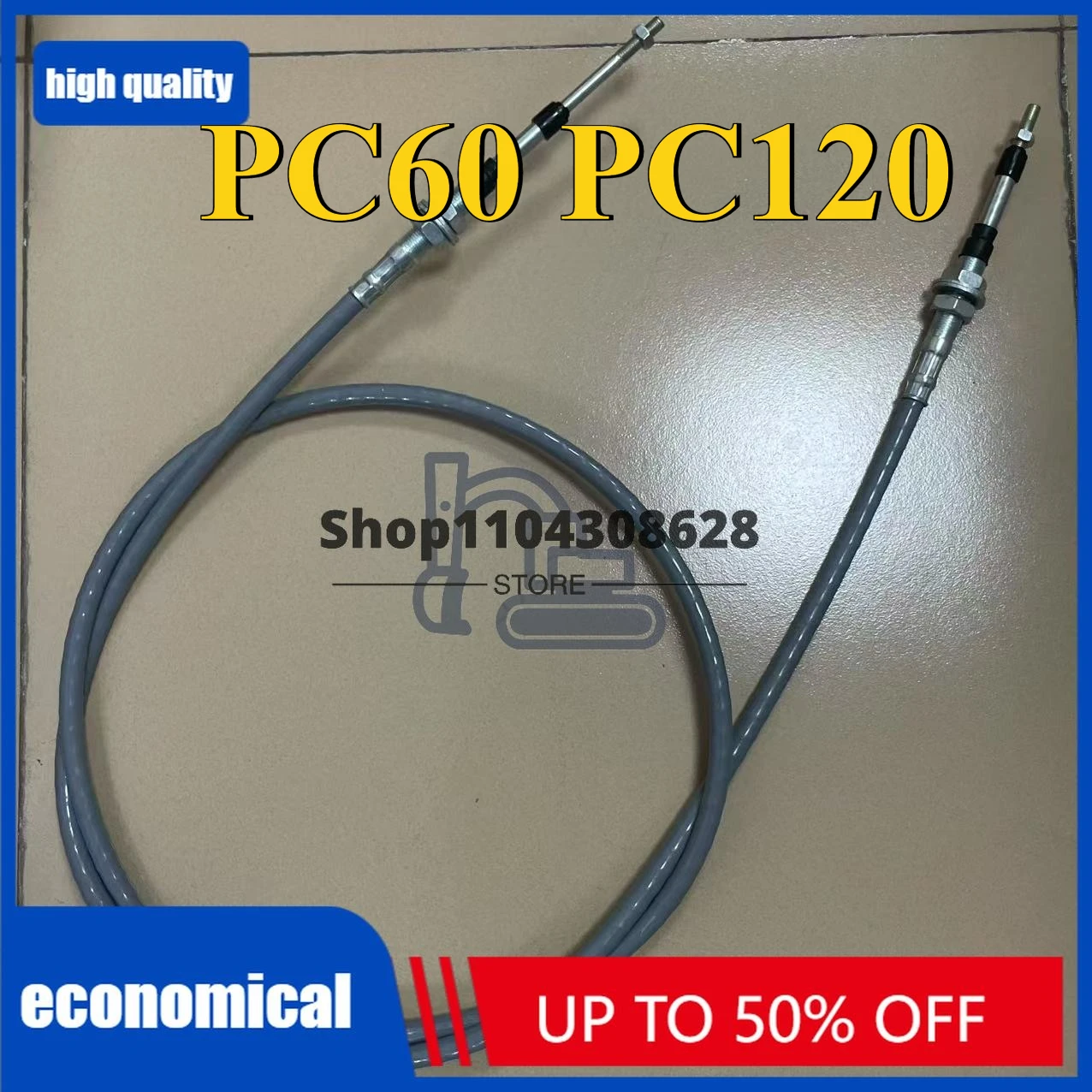 

Трос дроссельной заслонки для экскаваторов Komatsu PC60 PC120 PC200 PC220 PC300 PC400-3-5-6-7-8 (модели 6D102, 6D95)