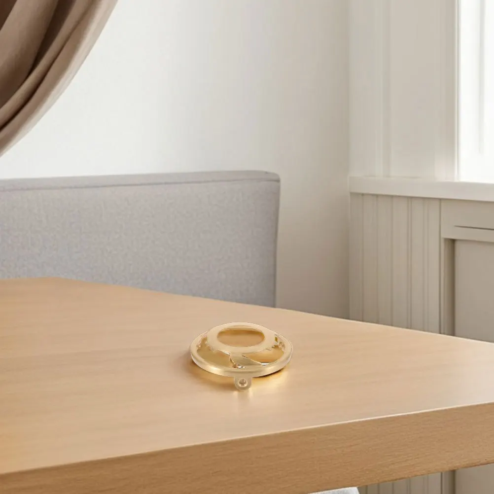 Держатель абажура из чистой меди E14, кольцо для стеклянных деталей