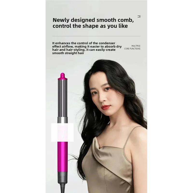 New 7-in-1 Multi-Function Hair Dryer Curling Iron Straightener Hot Air Comb Styling Kit Salon-like results at home haircurlers