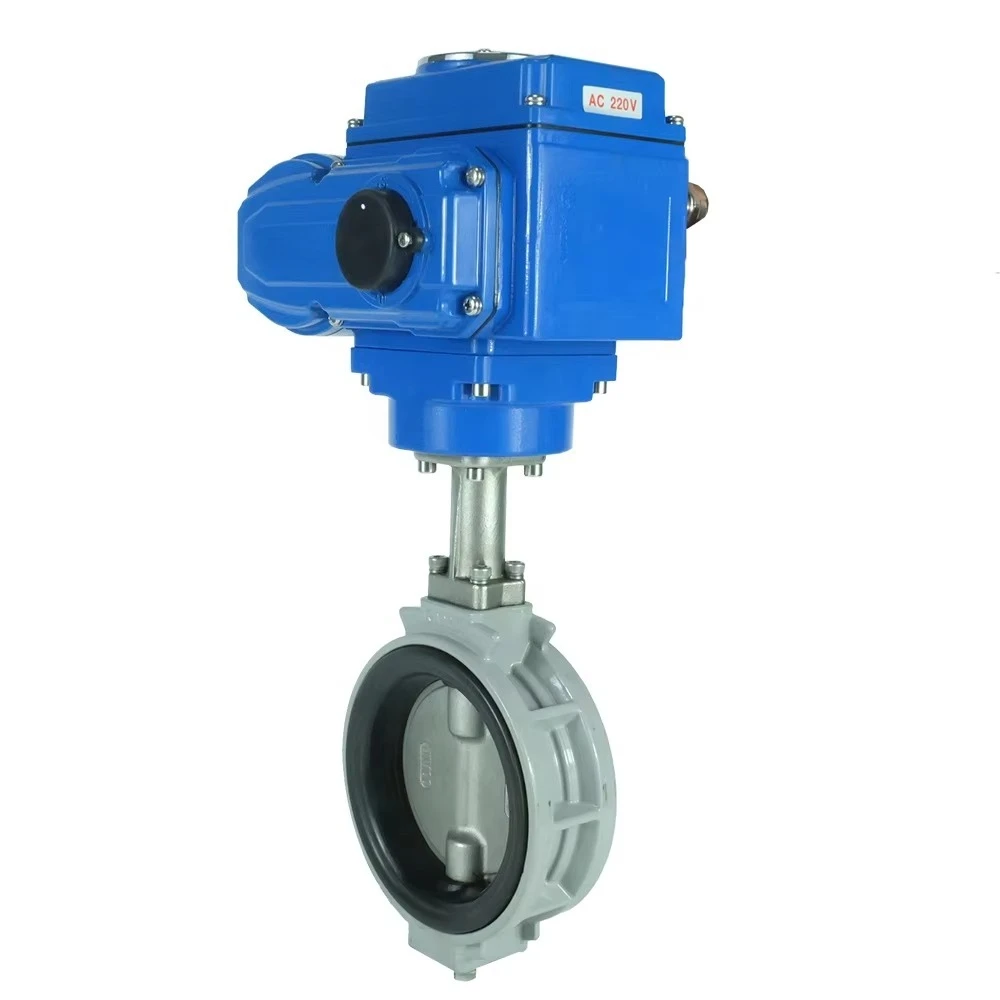 

Wafer Type Electric Actuator Butterfly Valve Electric Actuated Aluminum Body Butterfly Valve