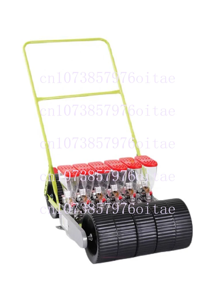 

Hand Propelled 1 2 3 4 5 6 Row Agricultural Machinery Rapeseed Seed Sowing Rice Planting Vegetable Planters Seeder Machine