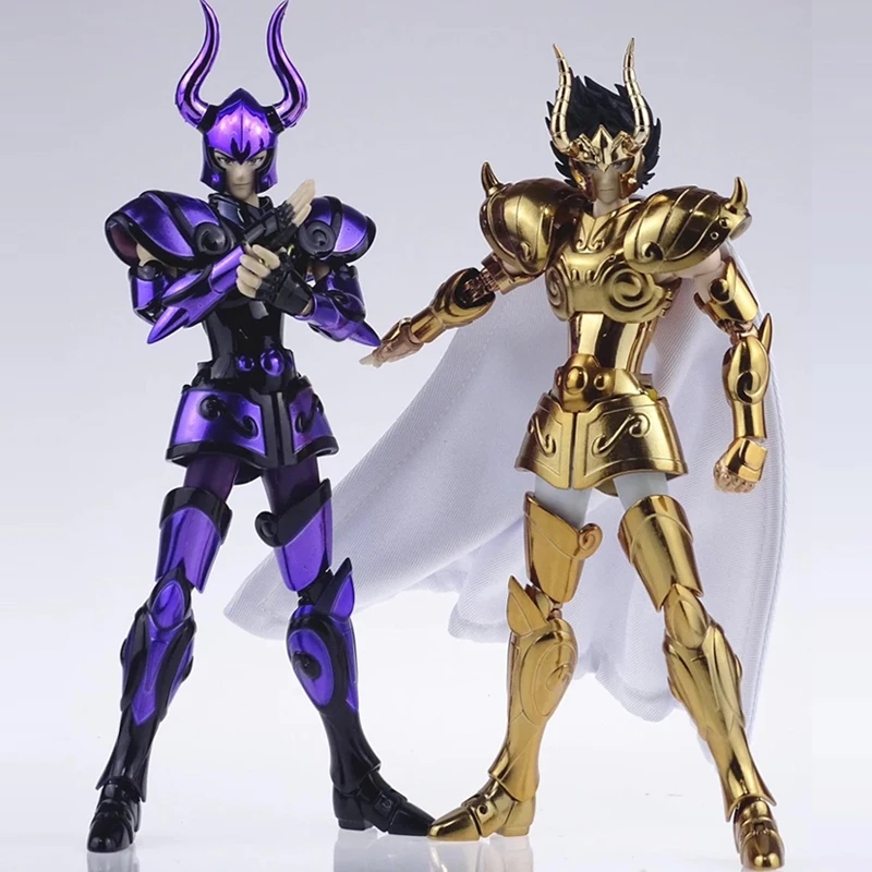 JM.MST Saint Seiya Myth Cloth EXM/EX Metal Capricorn Shura w Double Shoulders Gold/24K/OCE Knights of the Zodiac Action Figure