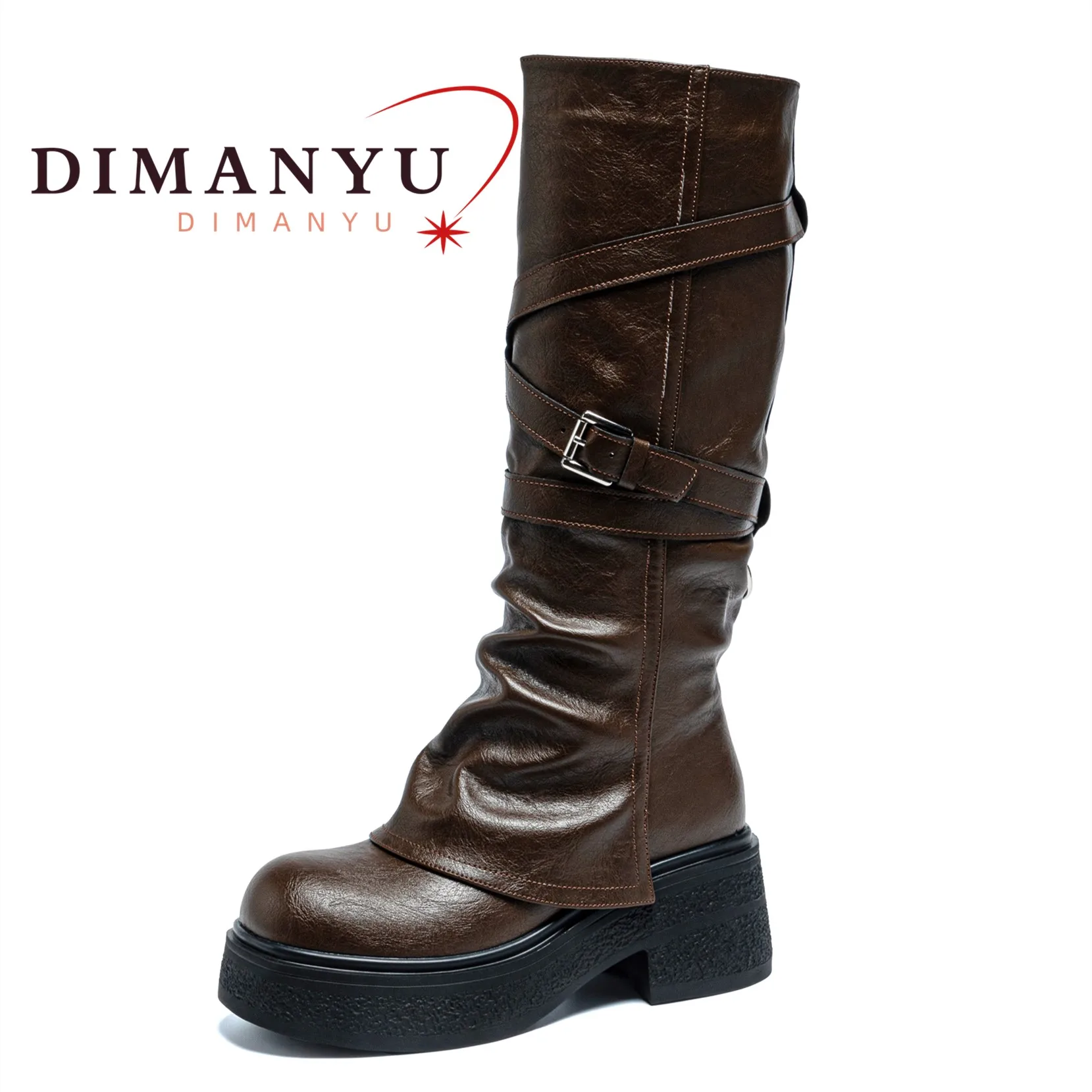 

Riding Boots Women 2025 New Autumn High Heel Boots For Women Fashiona Internal Height Increasing Princess Slim Boots For Women