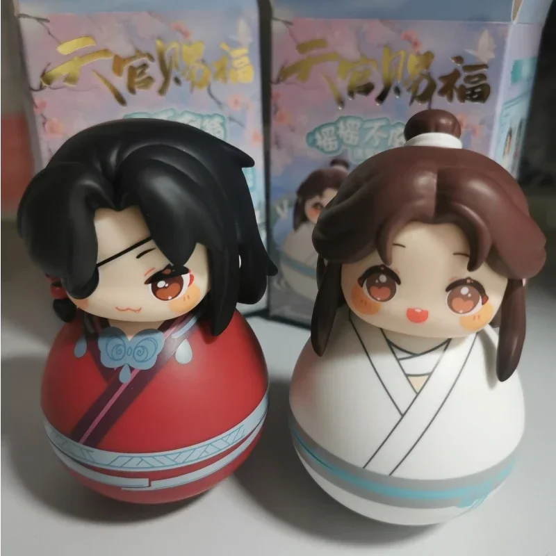 Cute Official Original Tian Guan Ci Fu Tgcf Anime Comics Xie Lian Hua Cheng Tumbler Toy Figure Doll Cosplay Props Christmas Gift