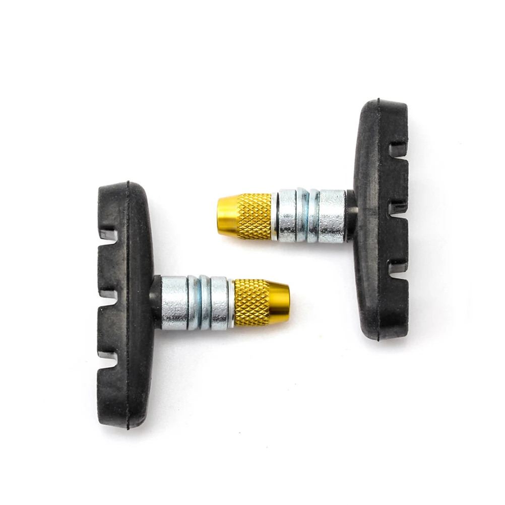

4pcs Brake Block Fixing Nuts Golden Aluminum Alloy Bike Parts Accessories Light Weight Corrosion Resistant Hard