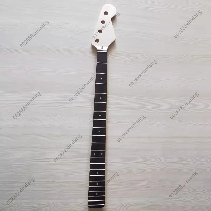 Suitable for 4-string Semi-finished Electric Bass Neck, Electric Guitar-grade Assembly Modification DIY Canadian Maple Wood