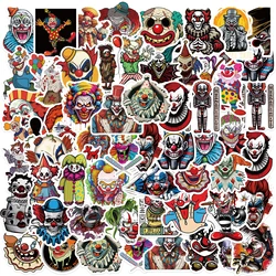 50Pcs Horror Scary Clown Graffiti Stickers Suitable For Luggage Phone Cases Skateboard Decorative Sticker Decal DIY Toys