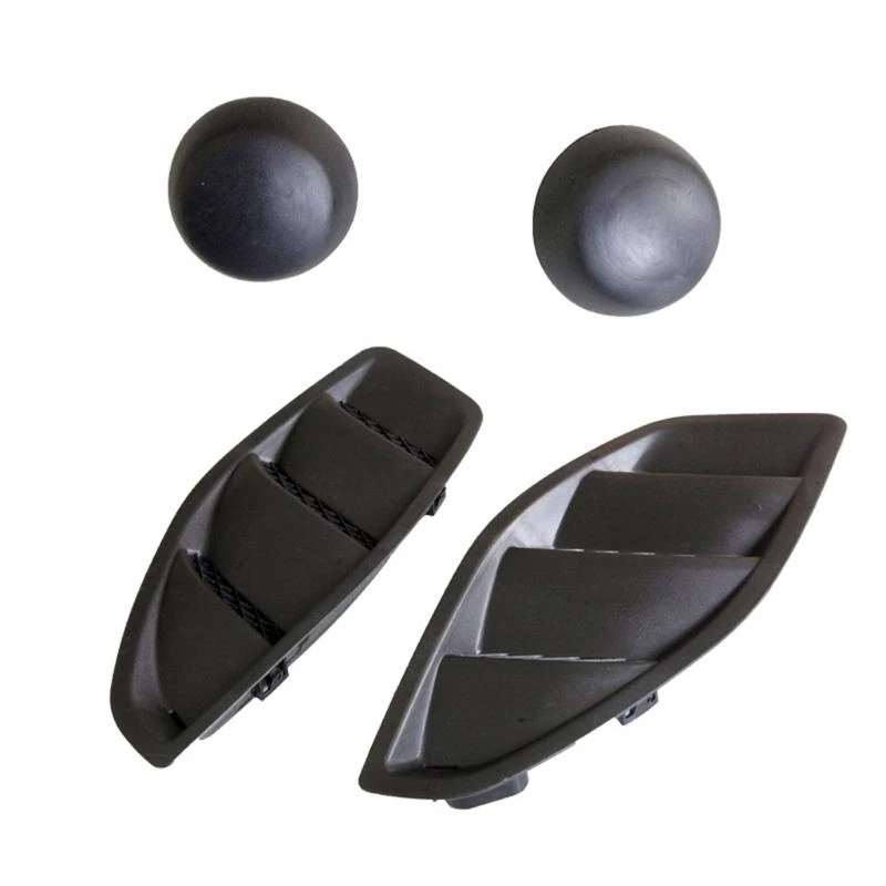 

A2BF Engine Cover Ventilation System Louvers Bezel Sticker For JK 2007-2017 Weatherproof ABS Construction Enhances Aesthetics