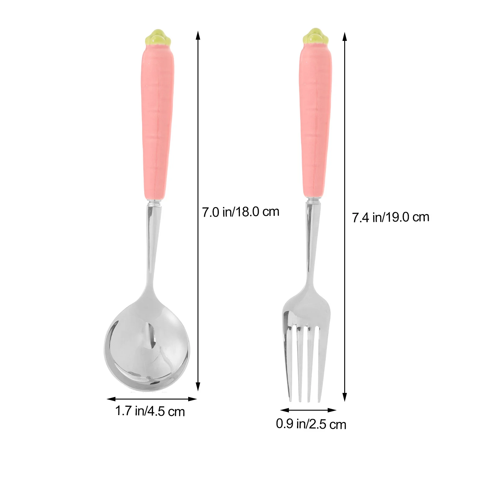 Cubiertos, cuchillo y tenedor para zanahoria, cucharón para sopa, cuchara para comer de Pascua, vajilla, utensilios para niños y bebés