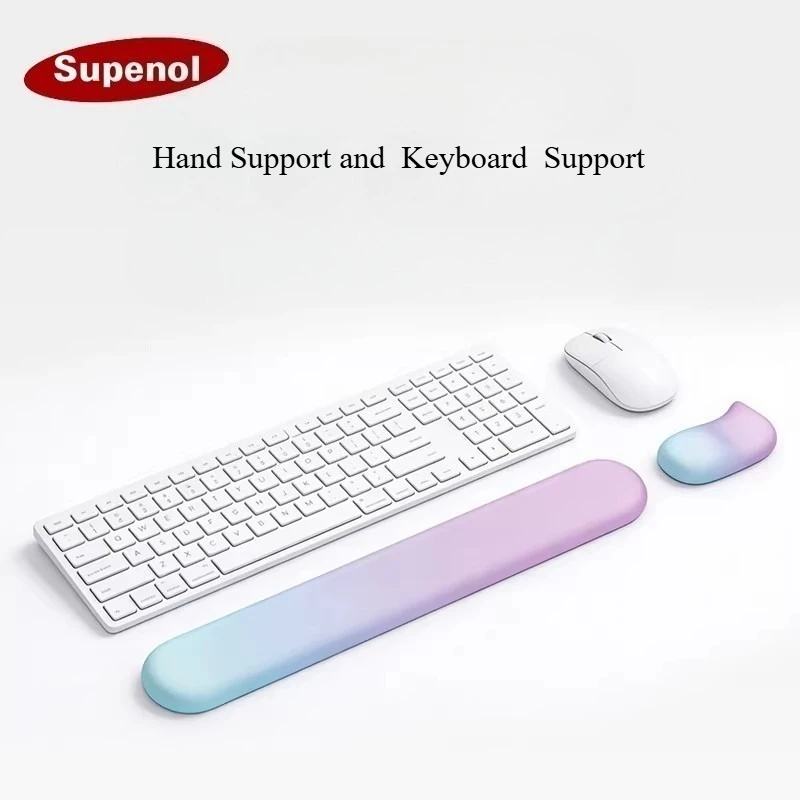 

Water Droplet Silicone Theme Wrist Rest Set Customization Memory Foam Hand Support Ergonomic Esports Keyboard Accessories Gift