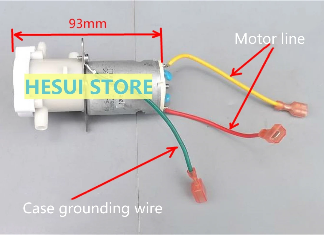 Small gear 545 DC motor pump Micro pump self-priming pump