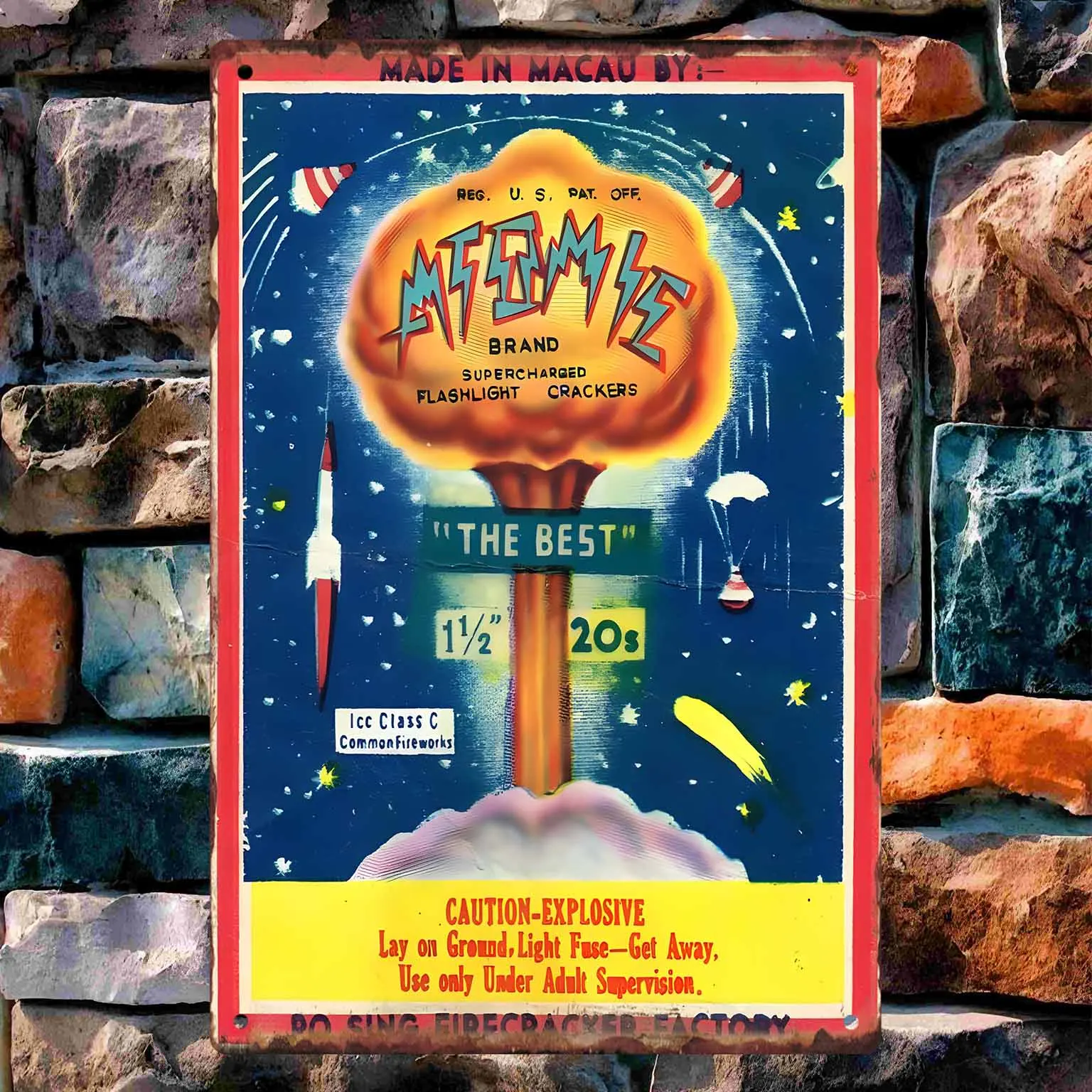 Vintage Metal Sign …