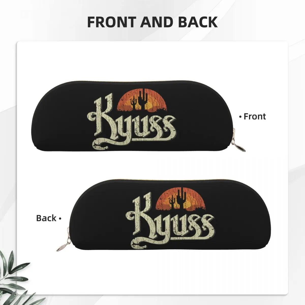 Kyuss Sunset 1987 مقلمة حامل قلم تخزين لوازم مكتبية سعة كبيرة صندوق القلم حقيبة أقلام رصاص لهدايا الطلاب