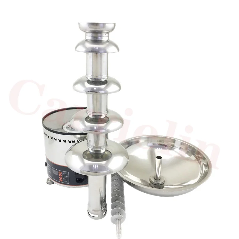 Electric Chocolate Melting Warmer Waterfall Machine Commercial Chocolate Fountain Chocolate Melt with Heating Fondue Machines