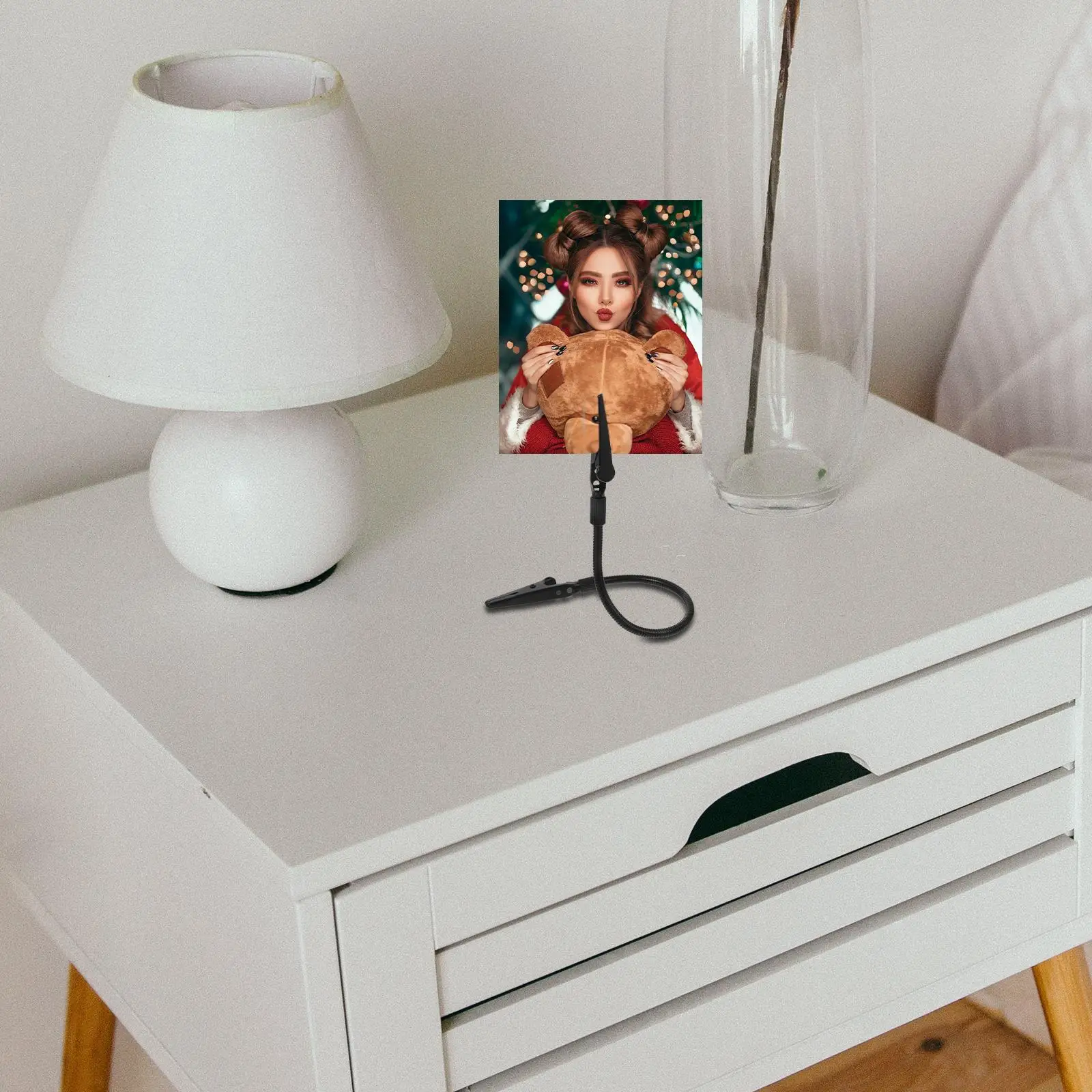 2pcs Golden Soldering Wire Fixing Tool Metal Alligator Clamps for Photo Memo Holder DIY Craft Accessories