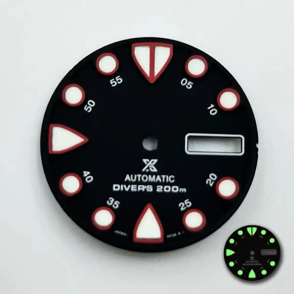 Brand new 28.5mm NH36 dial, C3 original vintage mechanical watch S dial, suitable for Seiko modifications