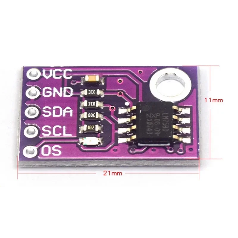 LM75 LM75A temperature sensor high speed I2C interface high precision development board module
