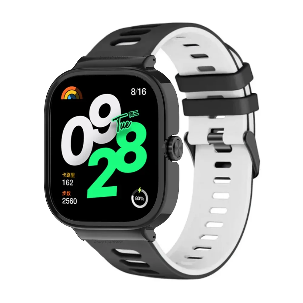 Pulseira de Substituição de Silicone para Relógio Redmi, Pulseira Esportiva, Pulseira para Relógio Redmi 3, SmartWatch Ativo, Pulseira Acessórios