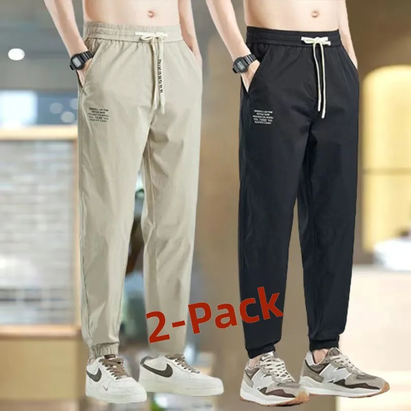 Plones informs de seda de hielo para hombre, ropa de trabajo fina de secado rápido, hoados, deportivos, largos de nu...