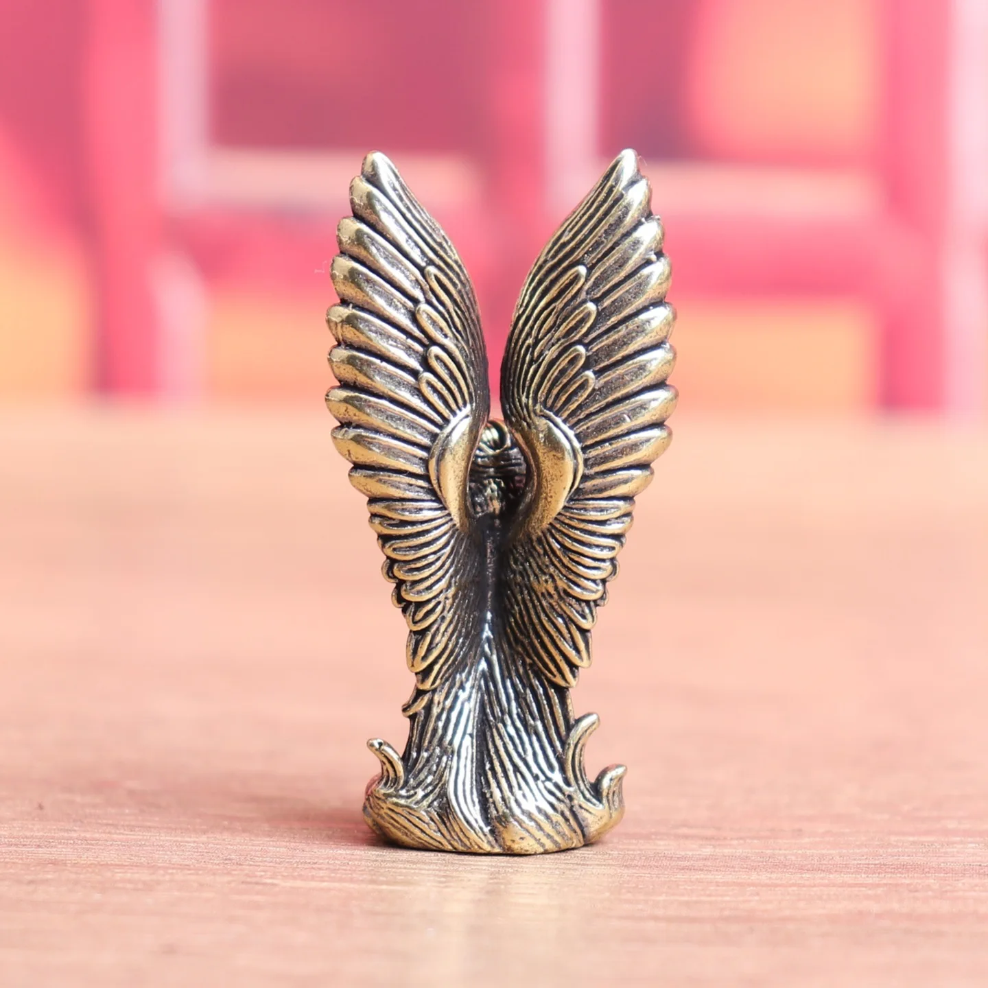 Goddess Angel Figure Home Decor Guardian Angel Statue Decoration Retro Home Decor Desktop Tea Pet Craftwork Bronze Ornament view 4