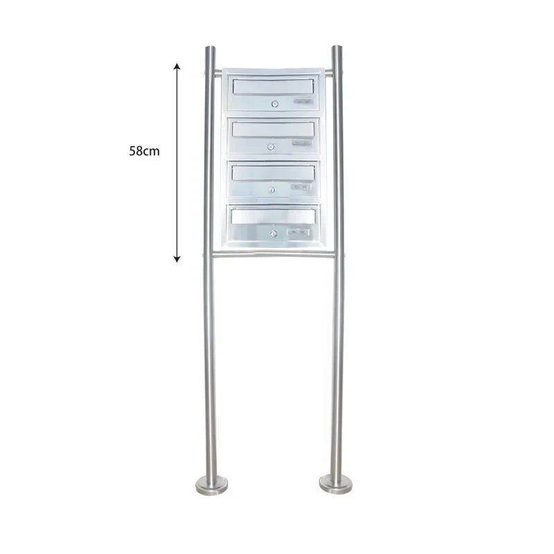 for Forged Stainless Steel Freestanding Residential Mailbox