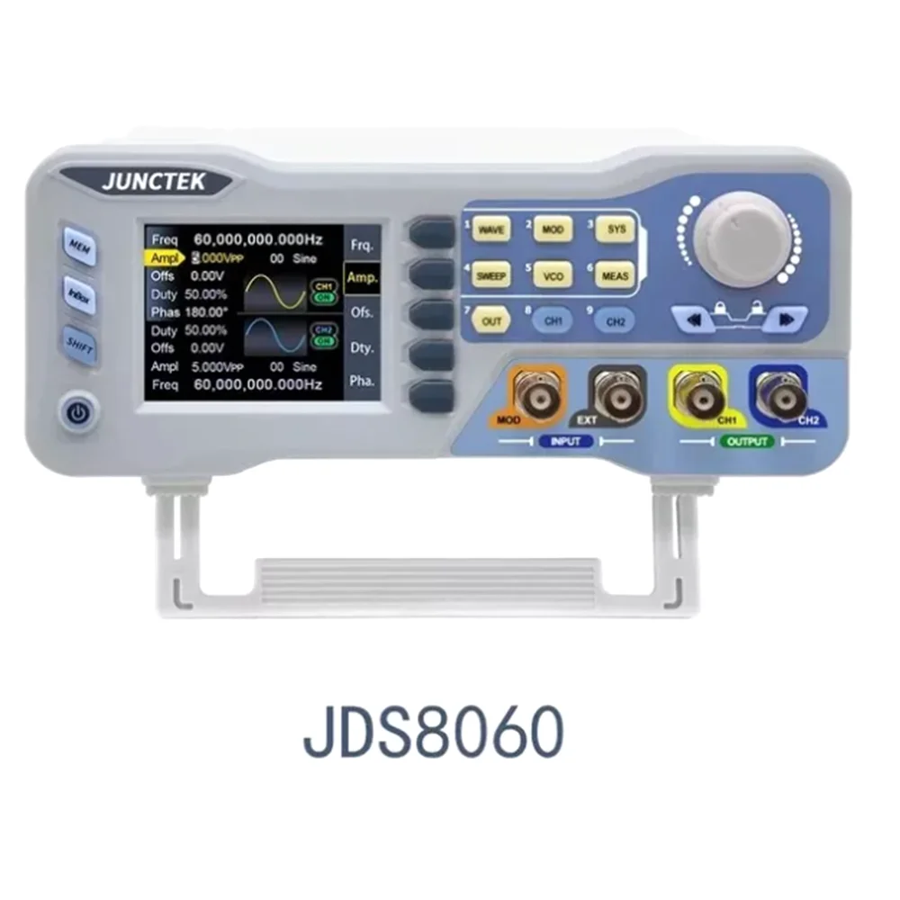 CNC Dual Channel Signal Source Generator, DDS Função Sweeper, Frequency Counter, programável, JDS8060 JDS8080