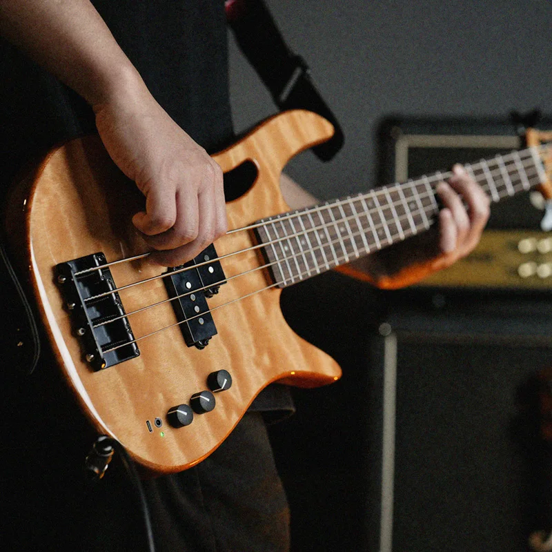AKAMA Mini Silent Bass – 4-String Electric Bass - AliExpress 18