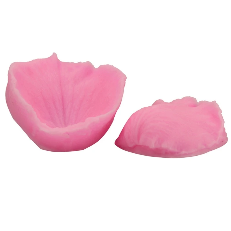 2025 New 3D Rose Petals Veiners Cutter Meridians Flower Sugar Fondant Gum Past Tools Simulation Paste Silicone Cake Mold