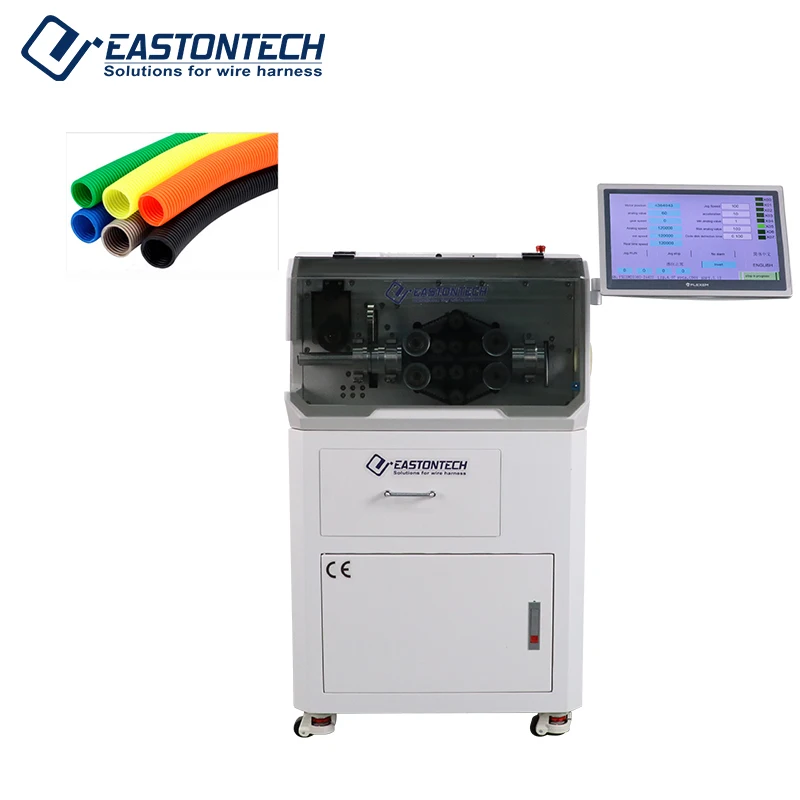 EW-1325+S Software Control Corrugated Heat Shrink Tube Plastic Pipe Cutting Machine Rubber Sheet Cutting Machine