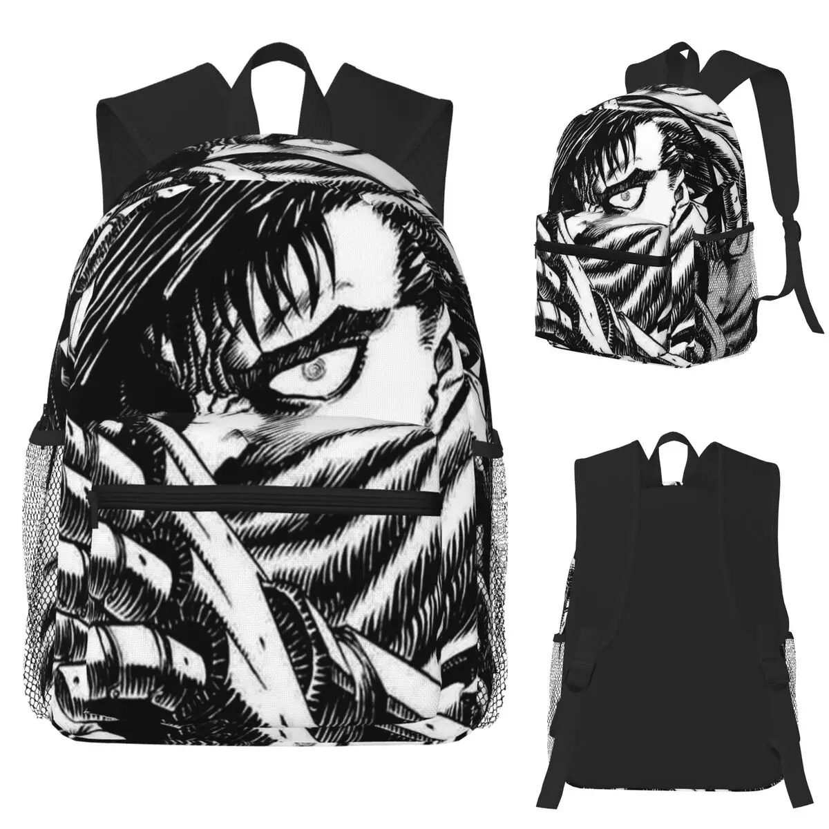 

Berserk Sacrifice Mark Demon Sword и волшебный студенческий рюкзак, школьная сумка, походный дорожный рюкзак, модная сумка для книг, сумки на плечо