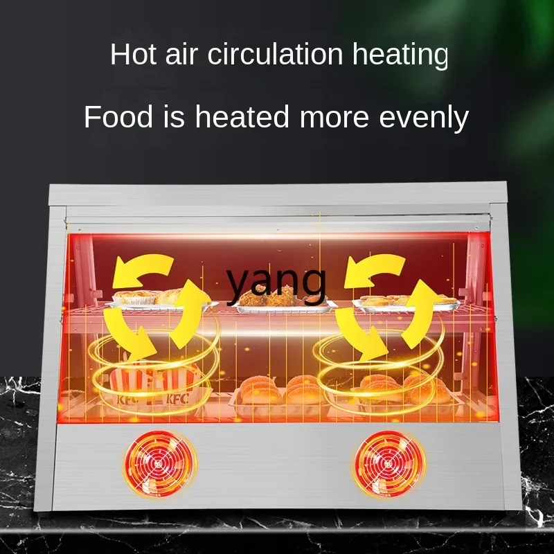 

Lmm commercial fried chicken breakfast heating incubator large capacity cooked food display cabinet