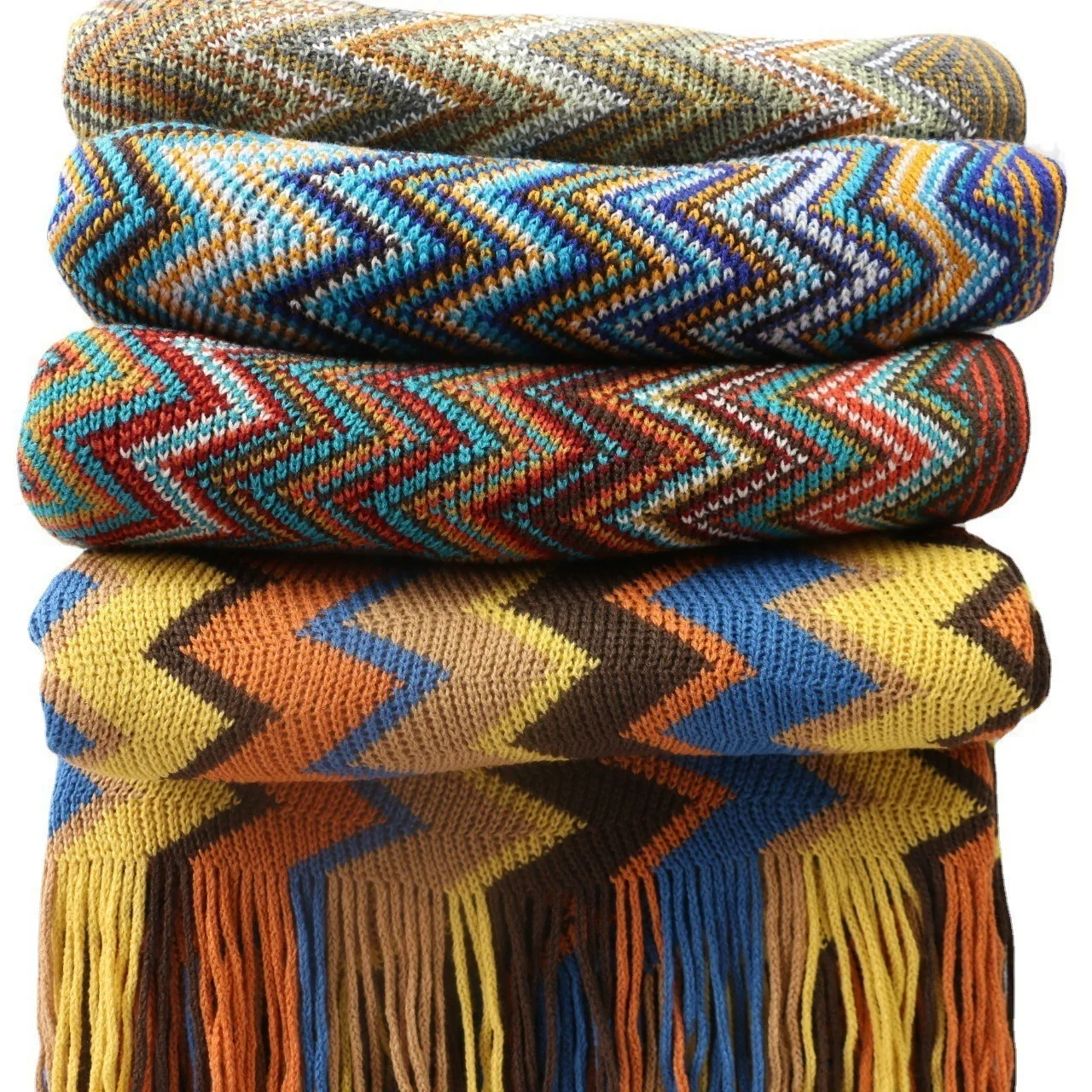 Boho Bed Plaid Blanket Geometry Aztec Baja Blankets Ethnic Sofa Cover Slipcover Decor Throw Wall Hanging Tapestry Rug Cobertor