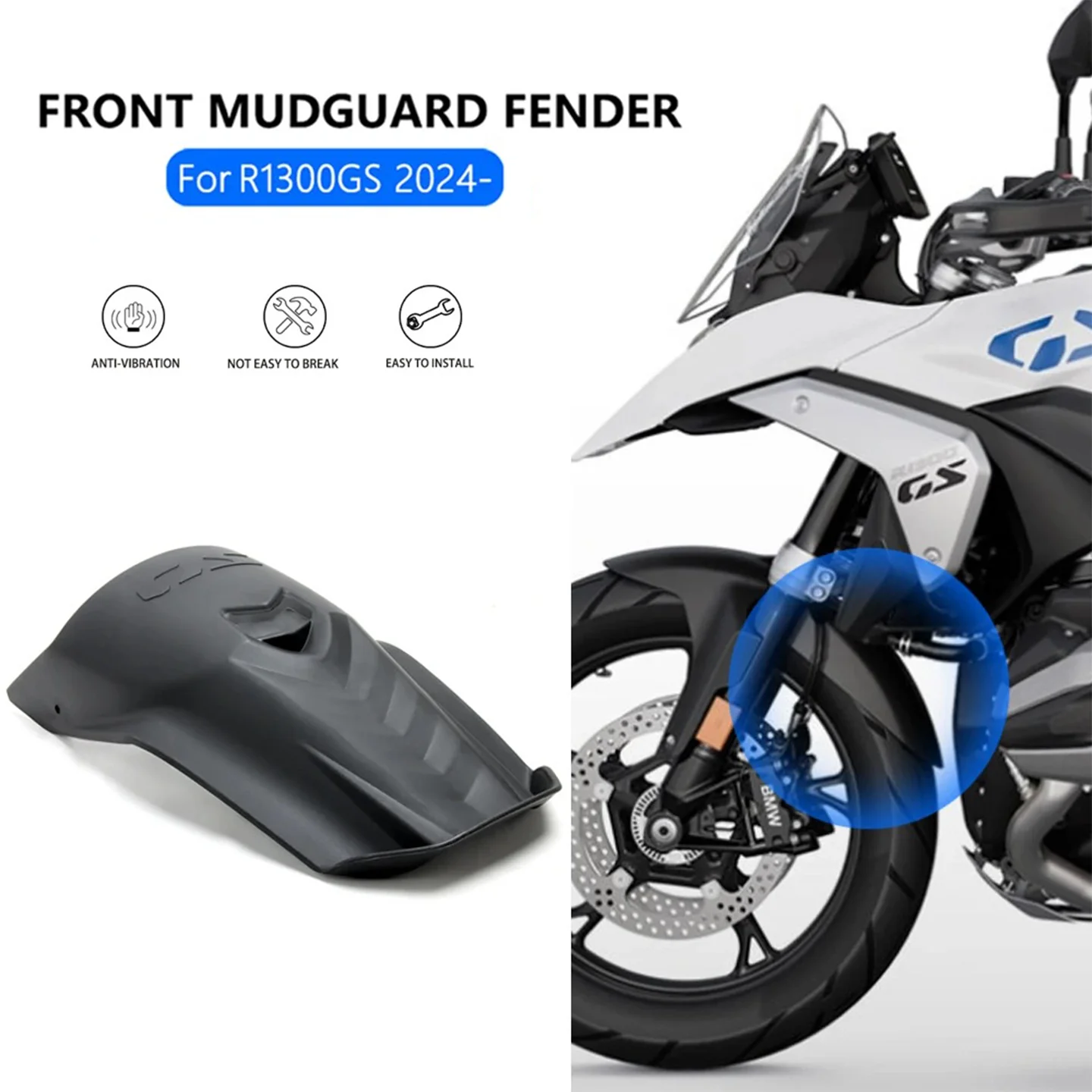 

Новый расширитель переднего крыла (фаркоп) для мотоциклов BMW GS 1300 R1300GS R1300 GSA Adventure, аксессуары 2023-2024