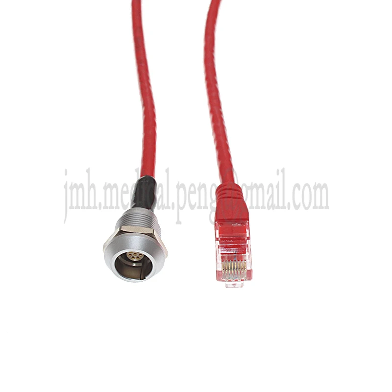 EGG 0K 2 3 4 5 6 7 9 Pin Water Proof Socket Assemble RJ45 Crystal Head  Connecting Line For Audio And Video Signal Transmission