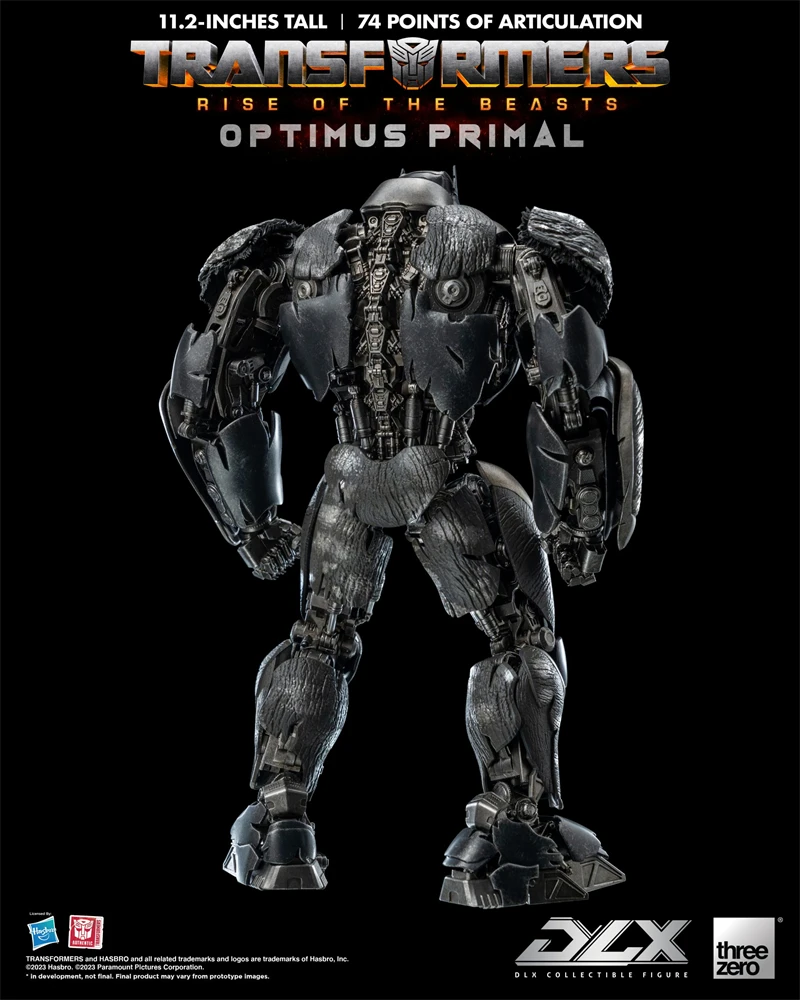 【متوفر】 لعبة 3A Threezero Transformers DLX Optimus Primal Rise Of The Beasts Action Figure Boys القابلة للجمع #4