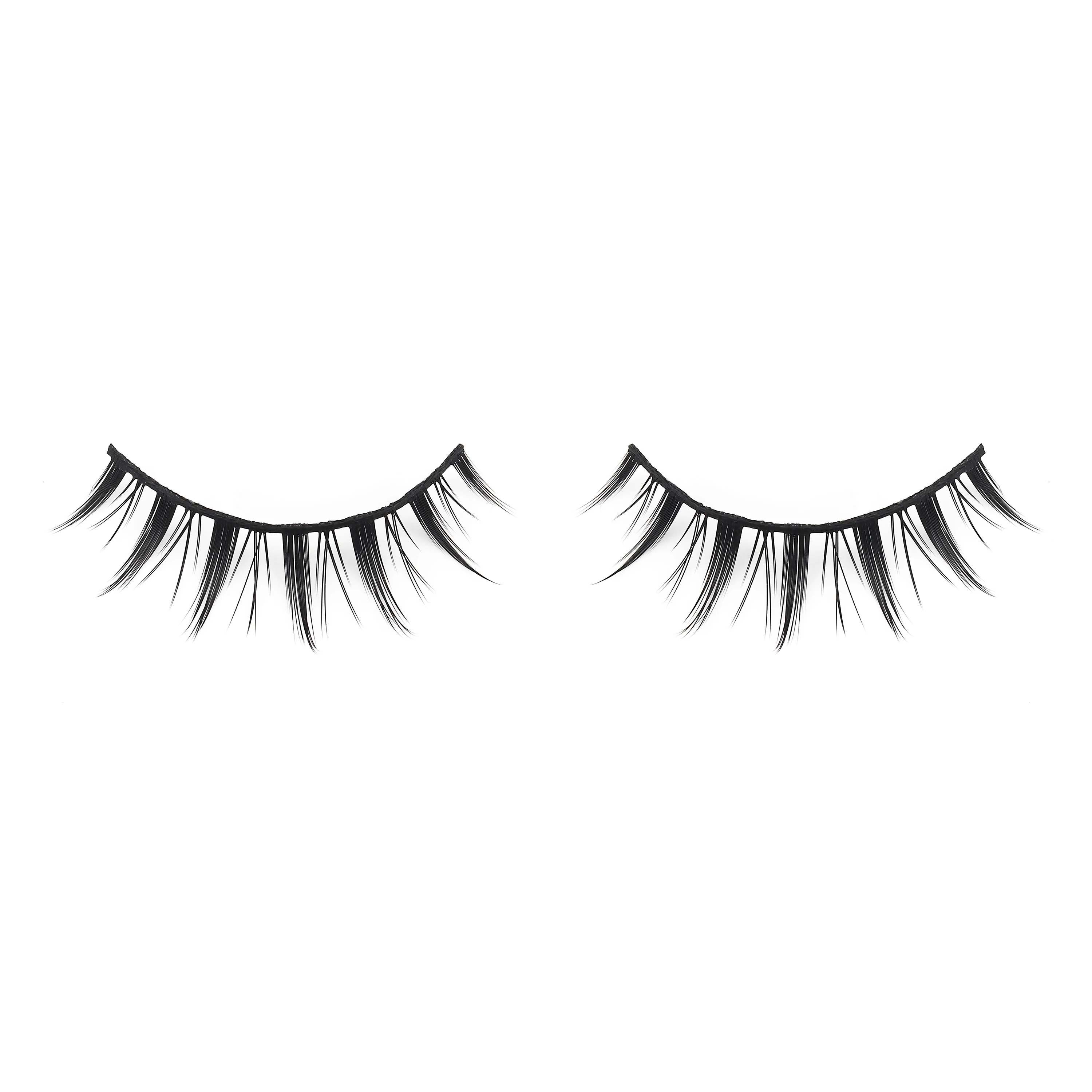 DINGSEN Gefälschte Wimpern, Anime-Wimpern, 5 Paar kleine Teufel-Wimpern, natürliches tägliches Make-up, Manga-Wimpern, transparente Band-Wimpern – Detail 37