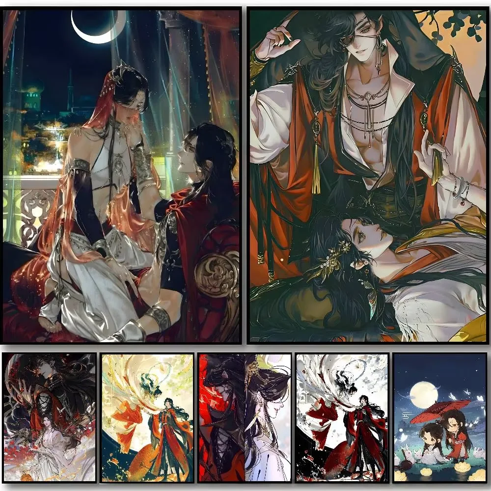 Diamantmalerei, Anime Heaven Official’s Blessing, Diamantmosaik, handgefertigte Kunst, exquisites kreatives Geschenk, Heimdekoration
