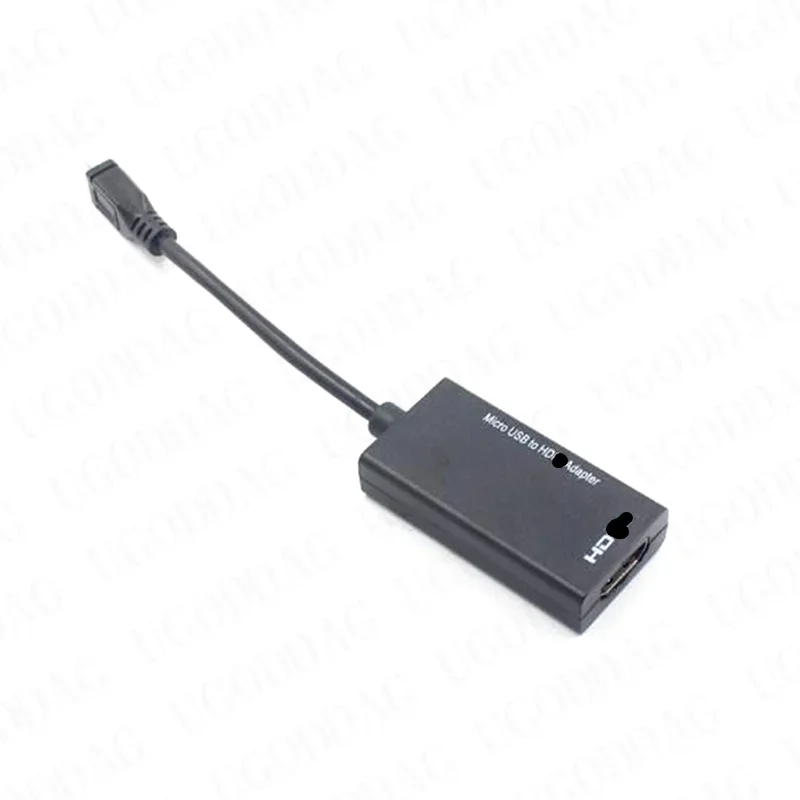 Micro USB 5pin do HDMI kompatybilny żeński Adapter MHL kabel HD 1080P do Samsung Xiaomi z systemem Android konwerter Adapter do telewizora