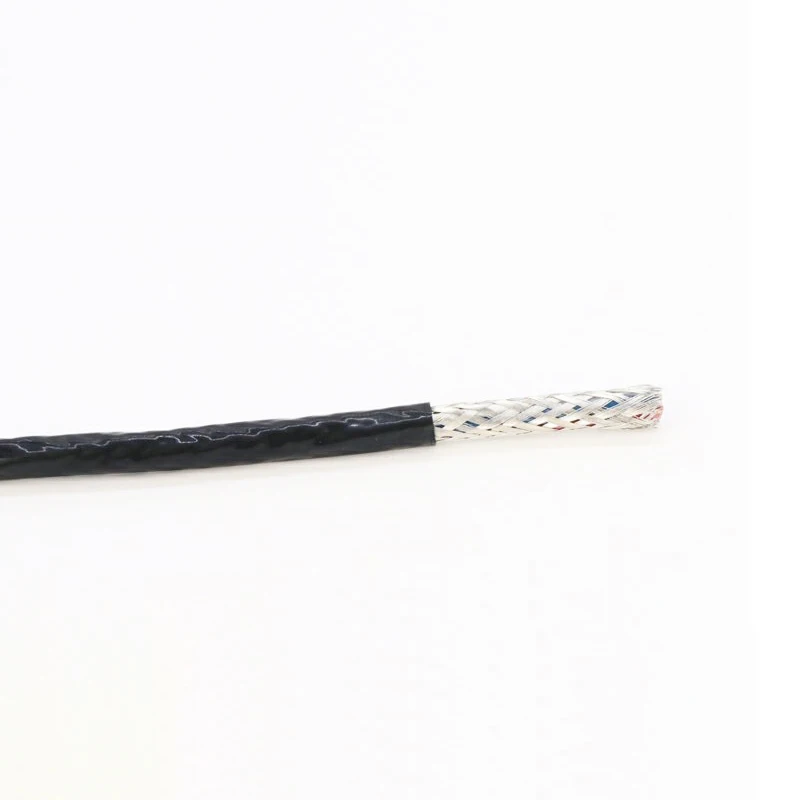 Ptfe Shielded High Temperature Tinned Cable Heating Cable 200℃ 2/3/4 Cores AFPF Fluorine Plastic Shielding Wire Oil Resistance