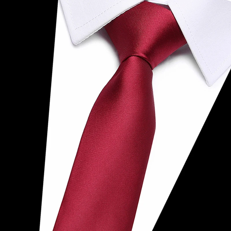 Fashion Sale 160 Colors Silk Tie For Men Solid Red Wedding Accessories Man Fit Workplace Necktie Cravat