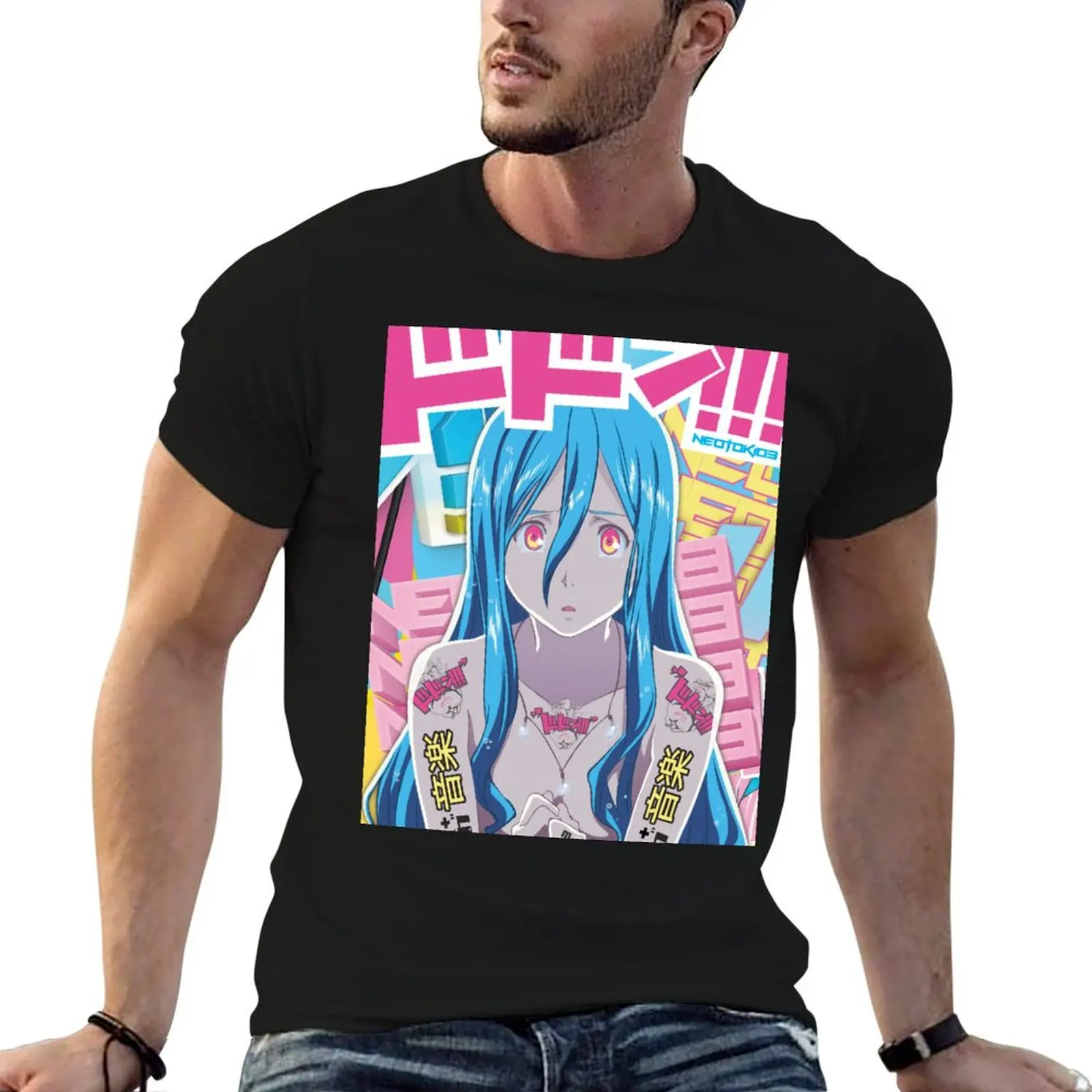 Neotokio3 – OTAKU POP ART [Eureka 7 Dazzled] T-Shirt blacks plus size clothes cheap stuff graphic t shirts cotton t shirt men