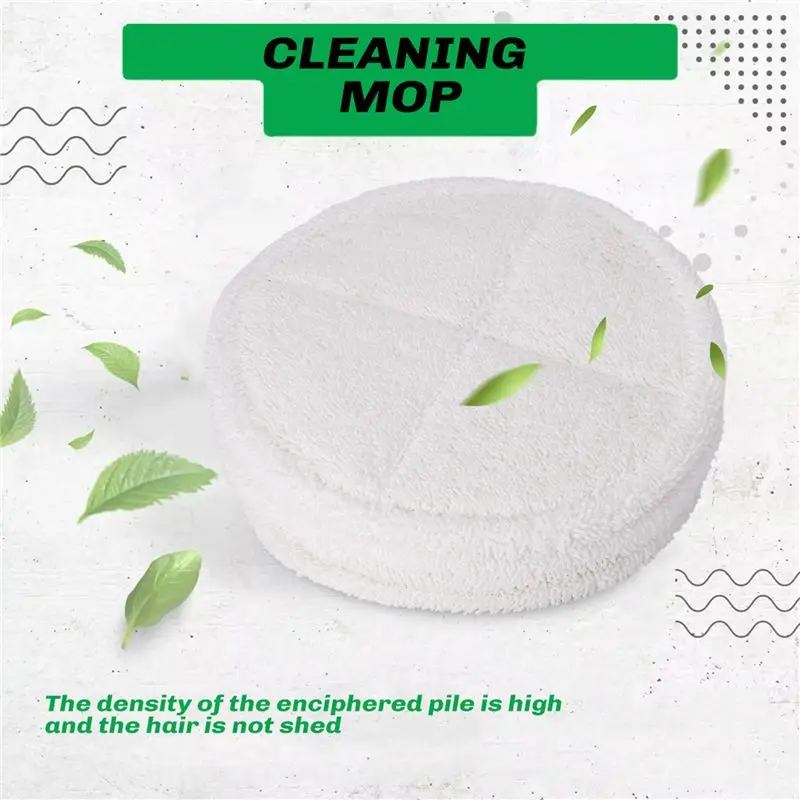 BAAG-4 Pack Soft Contact Mop Pads Replacement For Bissell Spinwave 2039A 2124 Powered Hard Floor Mop