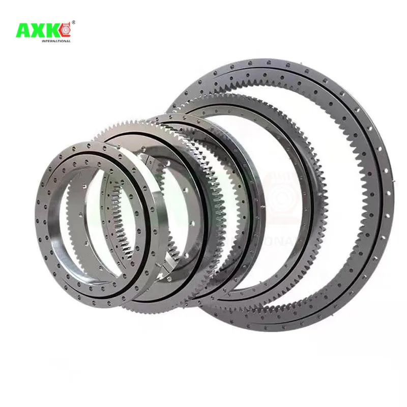 Rotary bearing with external teeth 011.10.100 011.10.120 011.10.150 011.10.180 Small Medium-sized Crane Excavator Fittings