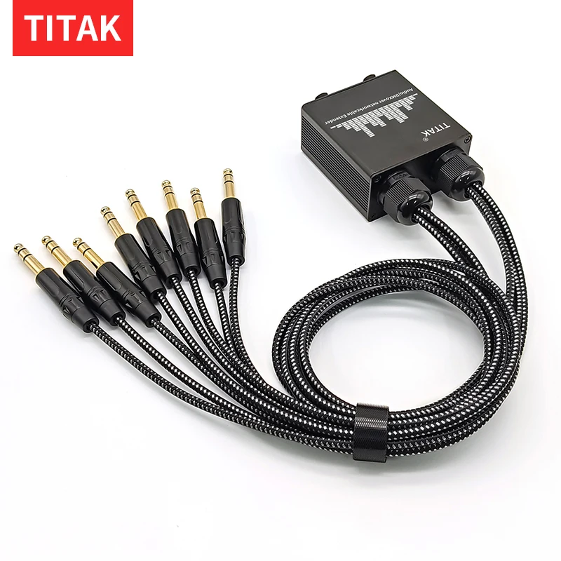 8CH Multi Network XLR Audio Extender Durable Braid Cable for Microphone Mixer Amplifier and Speaker XLR Audio Cables Audio Gear